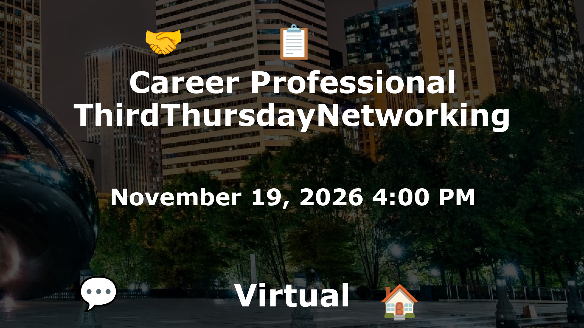 Career Professional ThirdThursdayNetworking  event image